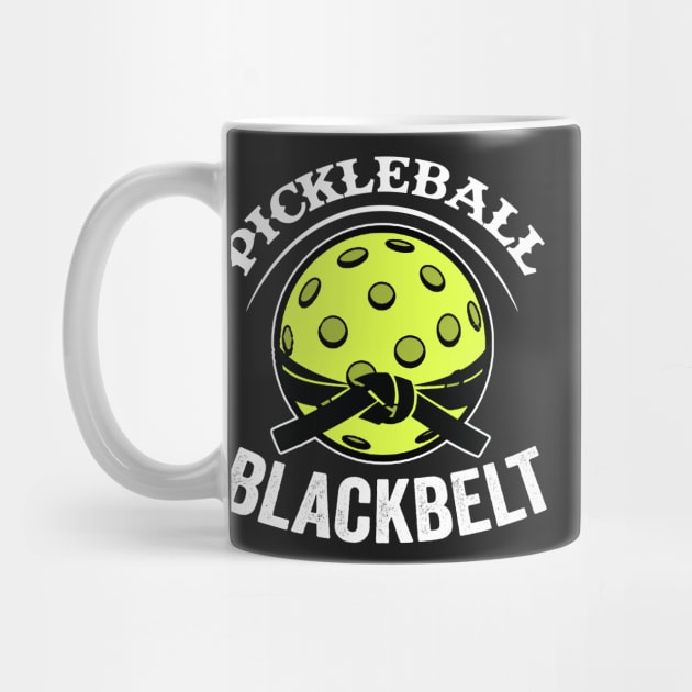 Pickleball Gifts Pickleball Blackbelt funny Pickleball Shirt by Mesyo